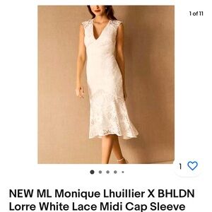 BHLDN/Anthropologie wedding or cocktail dress NWT